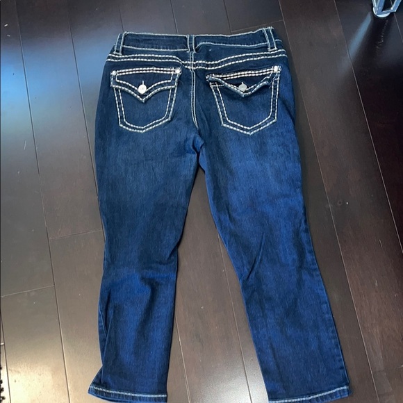 Knox Rose Crip Skinny Indigo Jeans size 10 - Picture 4 of 9